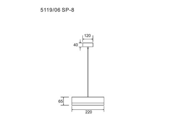 Подвесной светильник Divinare Vaso 5119/06 SP-8, изображение 2