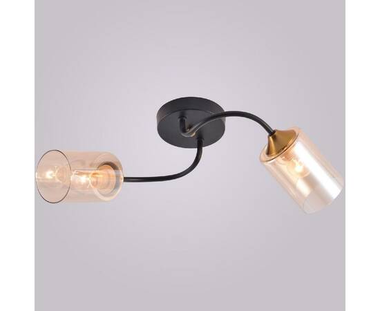 Потолочный светильник Reluce 01608-0.3-02 BK+BRASS
