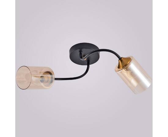 Потолочный светильник Reluce 01608-0.3-02 BK+BRASS, изображение 2