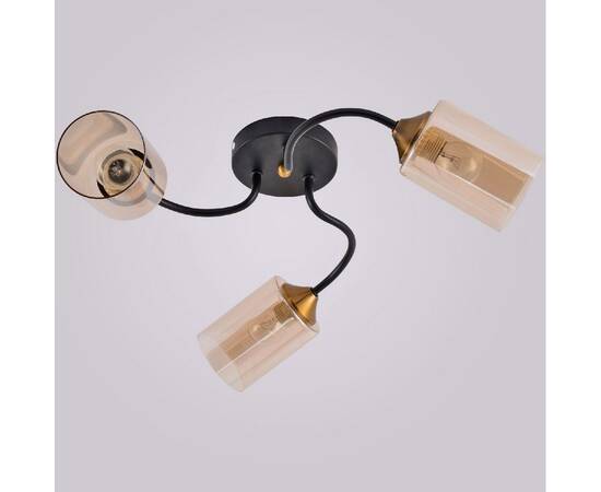 Потолочная люстра Reluce 01608-0.3-03 BK+BRASS, изображение 2