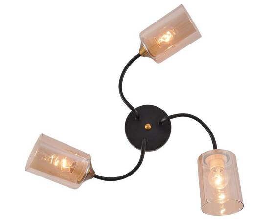 Потолочная люстра Reluce 01608-0.3-03 BK+BRASS, изображение 3