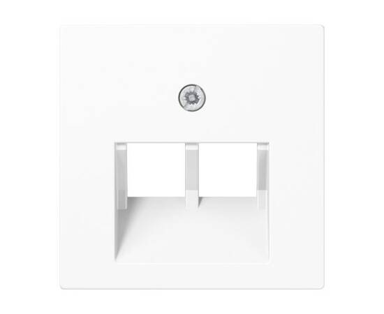 Накладка на розетку информационную Jung A569-2BFPLUAWW