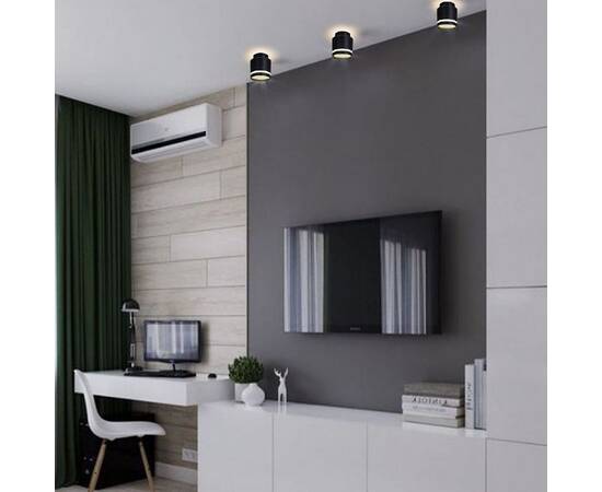 Накладной светильник Reluce 53001-9.5-001IL GX53+LED3W BK, изображение 8