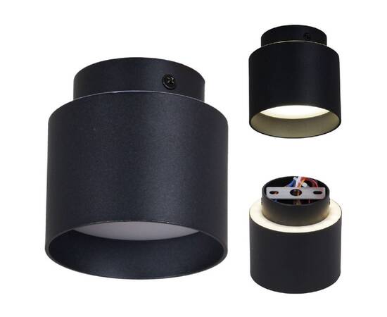 Накладной светильник Reluce 53006-9.5-001IL GX53+LED3W BK