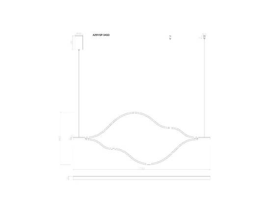 Подвесная люстра Arte Lamp Odyssey A2911SP-34GO, изображение 2