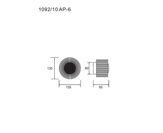 Настенный светильник Divinare Aurora 1092/10 AP-6, изображение 2