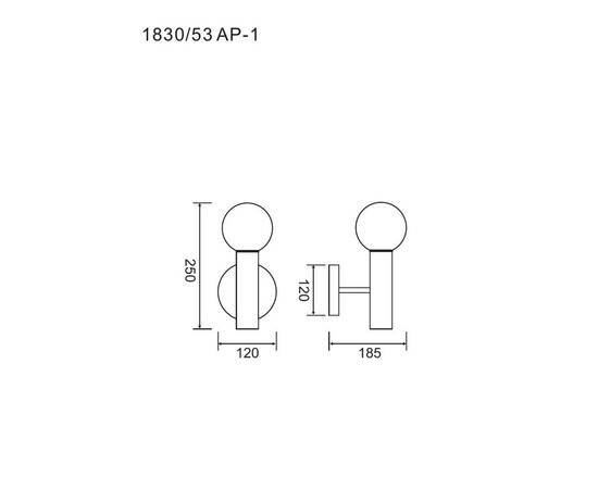 Бра Divinare Eterno 1830/53 AP-1, изображение 2