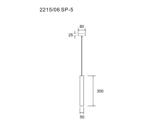 Подвесной светильник Divinare Cottero 2215/06 SP-5, изображение 2
