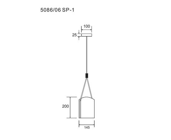 Подвесной светильник Divinare Miracolo 5086/06 SP-1, изображение 2