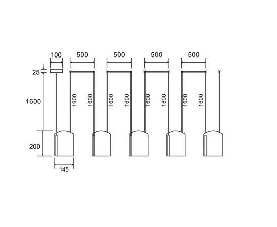 Подвесной светильник Divinare Miracolo 5086/06 SP-5, изображение 2