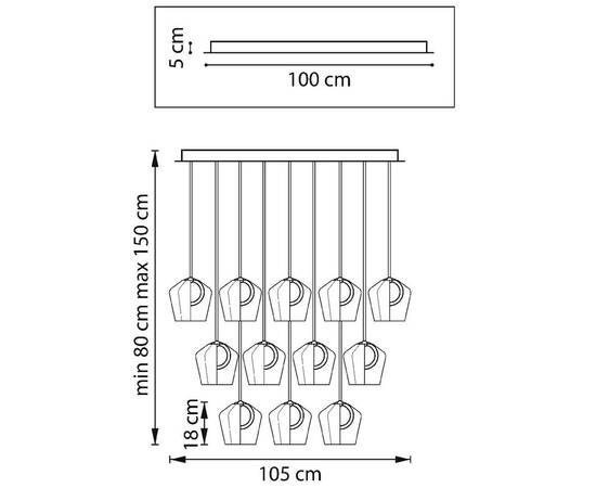 Каскадная люстра Lightstar Caramello 796349, изображение 12