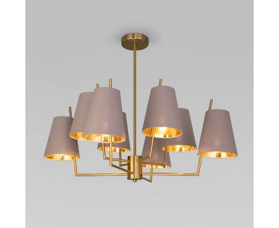 Люстра на штанге Eurosvet Topanga 60173/8 латунь Smart a069018