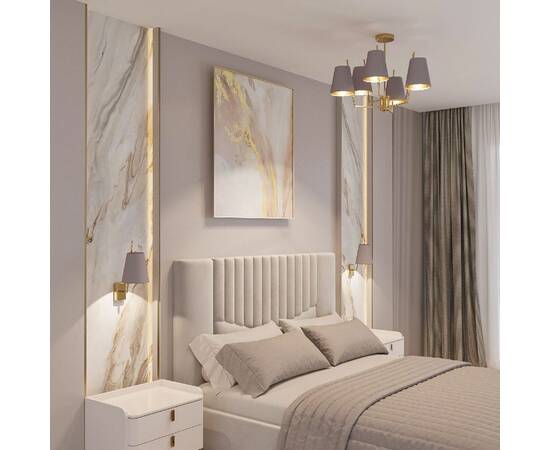 Люстра на штанге Eurosvet Topanga 60173/6 латунь Smart a069017, изображение 5