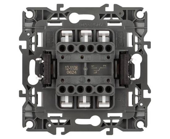 Переключатель двухклавишный Эра 12-1106-16 Б0065695, изображение 3