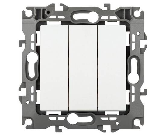 Выключатель трехклавишный Эра 12-1107-01М Б0065680