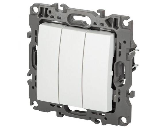 Выключатель трехклавишный Эра 12-1107-01М Б0065680, изображение 2