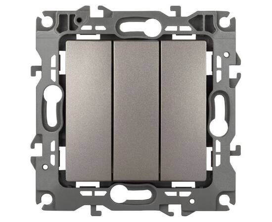 Выключатель трехклавишный Эра 12-1107-16 Б0065703