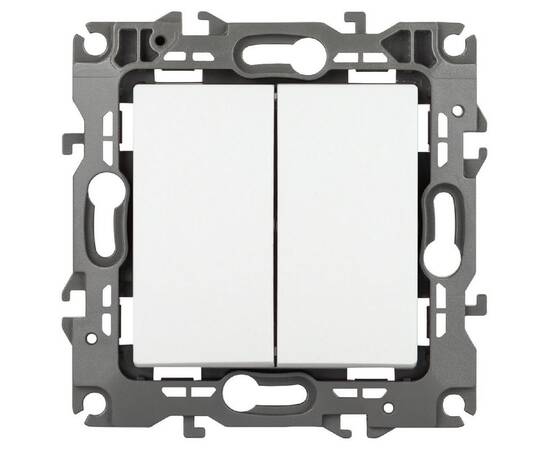 Переключатель перекрестный двухклавишный Эра 12-1112-01М Б0065676