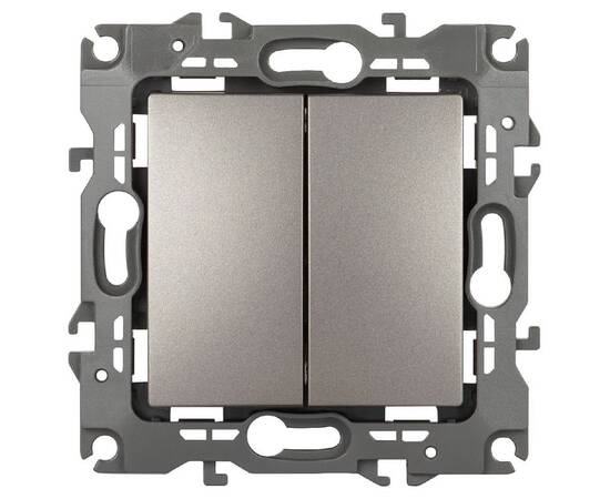 Переключатель перекрестный двухклавишный Эра 12-1112-16 Б0065693