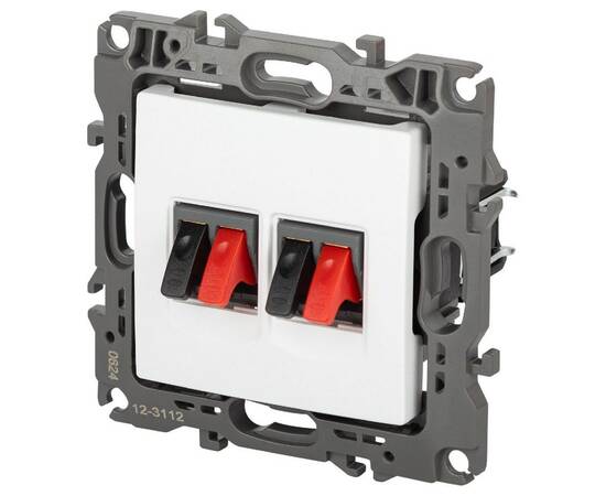 Розетка аудио двойная Эра 12-3112-01М Б0065713, изображение 2