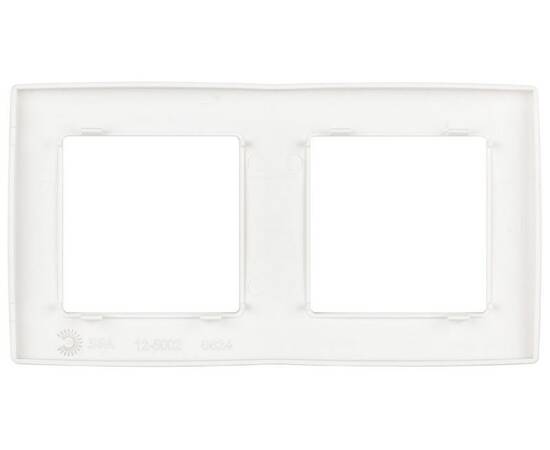 Рамка двухместная Эра 12-5002-01М Б0065736, изображение 2
