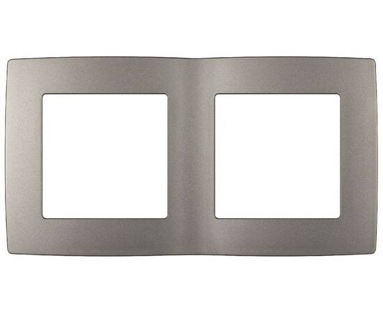 Рамка двухместная Эра 12-5002-16 Б0065737, изображение 2