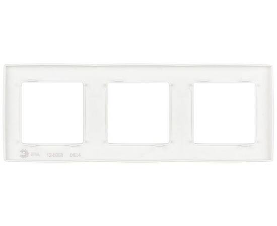 Рамка трехместная Эра 12-5003-01М Б0065738, изображение 2