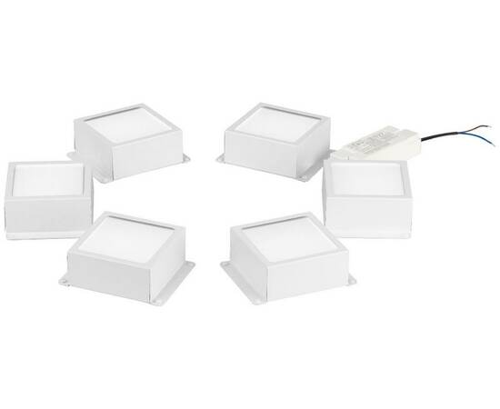 Встраиваемый светильник (комплект из 6 шт.) Эра SPO-646-3-5K-W6 Б0063051, изображение 7