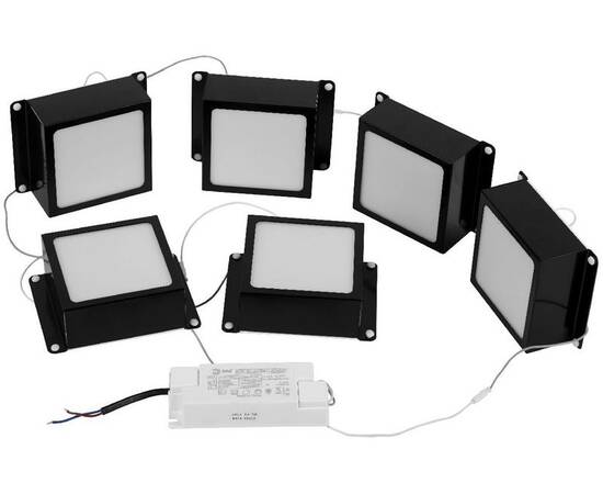 Встраиваемый светильник (комплект из 6 шт.) Эра SPO-646-3-4K-B6 Б0063052, изображение 9