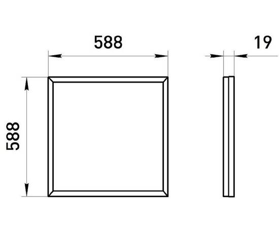 Светодиодная панель Эра SPO-14-38-4K-BL Б0063054, изображение 9