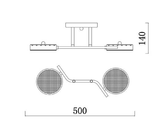 Потолочный светильник Escada Starlight 10273/2LED, изображение 4