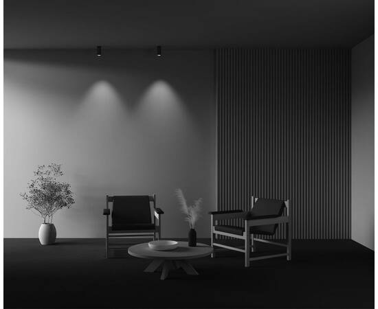 Накладной светильник Maytoni Focus led C056CL-L12W2.7K-W-BS, изображение 4