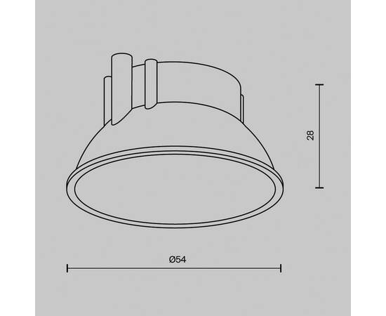 Декоративная рамка отражатель Maytoni Alfa led Ring8-10W-RD-BS, изображение 5