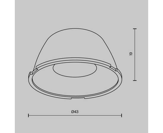 Линза Maytoni Alfa led LensD43-24, изображение 5