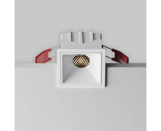 Встраиваемый светильник Maytoni Alfa led DL043-01-10W3K-SQ-W-1, изображение 2