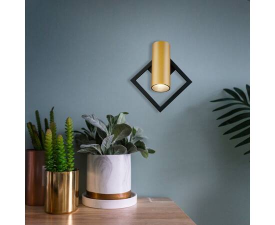 Светодиодный спот Eurosvet Turro 20091/1 LED черный/ золото, изображение 4