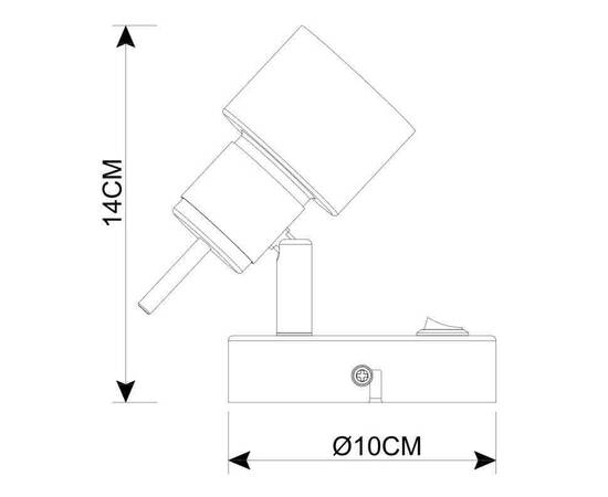 Спот Arte Lamp Almach A1906AP-1WH, изображение 3