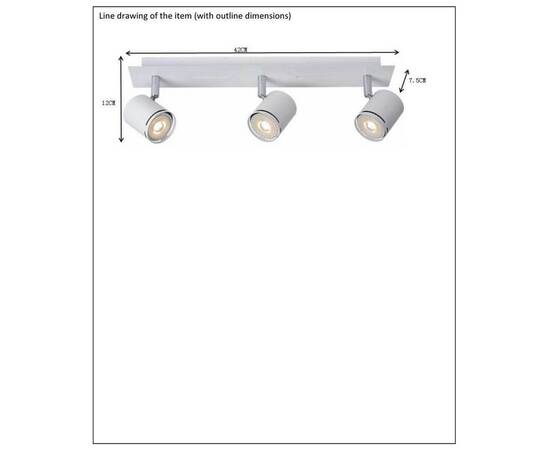 Светодиодный спот Lucide Rilou 26994/15/31, изображение 3