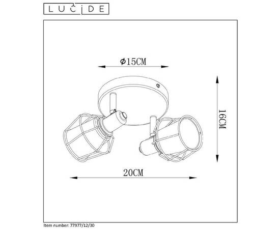 Спот Lucide Nila 77977/12/30, изображение 5