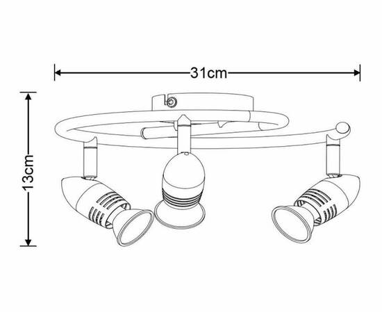 Светодиодный спот Lucide Caro-Led 13955/14/12, изображение 3