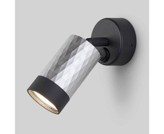 Спот Eurosvet Mizar 20088/1 черный/серебро