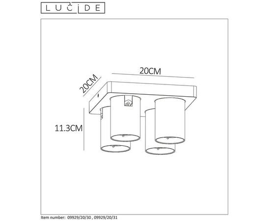 Спот Lucide Nigel 09929/20/30, изображение 4
