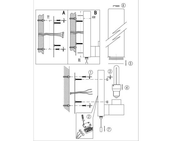 Подсветка для зеркал Odeon Light Drops Tingi 2660/1W, изображение 3