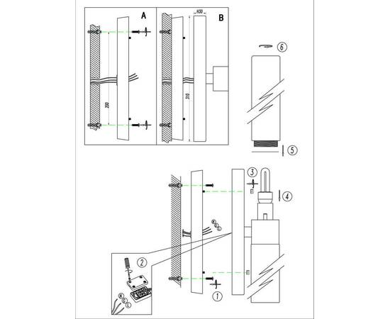 Подсветка для зеркал Odeon Light Drops Tingi 2660/2W, изображение 3