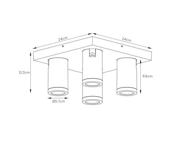 Спот Lucide Taylor 09930/20/30, изображение 2