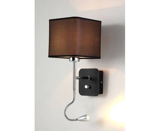 Бра Crystal Lux Paco AP2 Chrome/Black, изображение 2