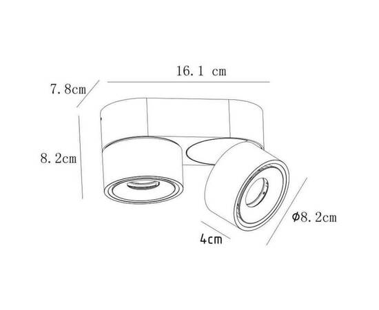 Светодиодный спот Lucide Yumiko 35911/16/31, изображение 2