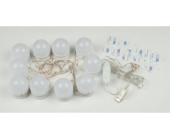 Подсветка для зеркал Uniel Backstage белый ULM-F50-8W/SW/10/Dim IP20 White UL-00006857, изображение 3