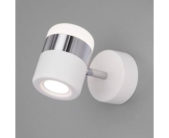 Настенный светодиодный светильник Eurosvet 20165/1 LED хром/белый