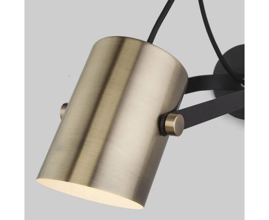 Спот Eurosvet Italio 20092/1 черный/античная бронза, изображение 3